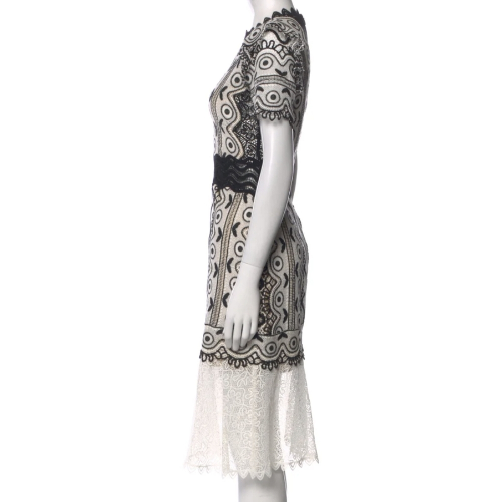 SEA New York Lola Crochet Lace Dress XS 2 - Picture 2 of 11